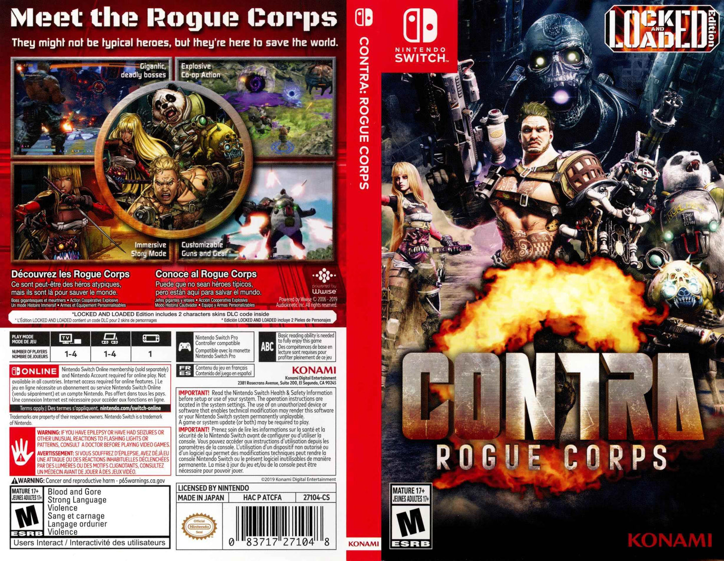 Contra Rogue Corps Cover Art - WOI Solutions