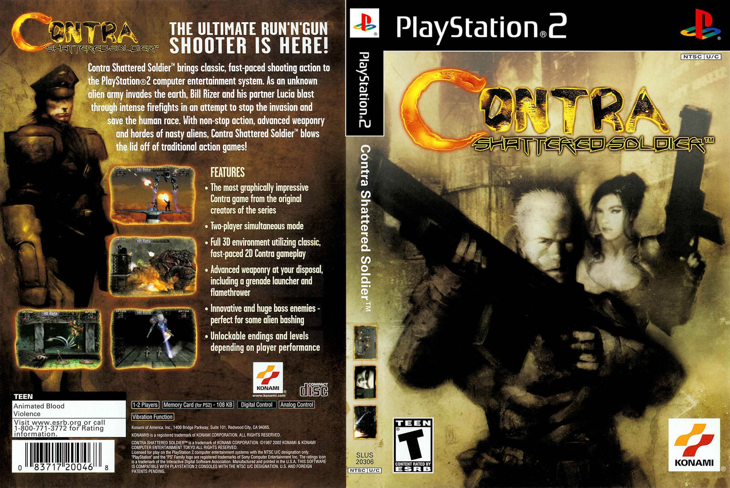 Contra Shattered Soldier Cover Art - WOI Solutions