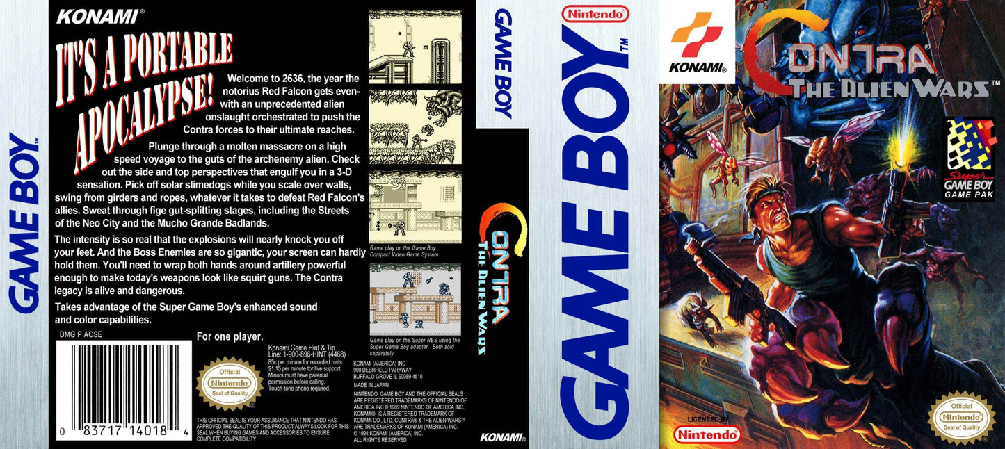 Contra the Alien Wars Cover Art - WOI Solutions