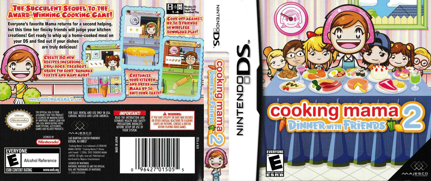 Cooking Mama 2 Dinner with Friends Cover Art - WOI Solutions