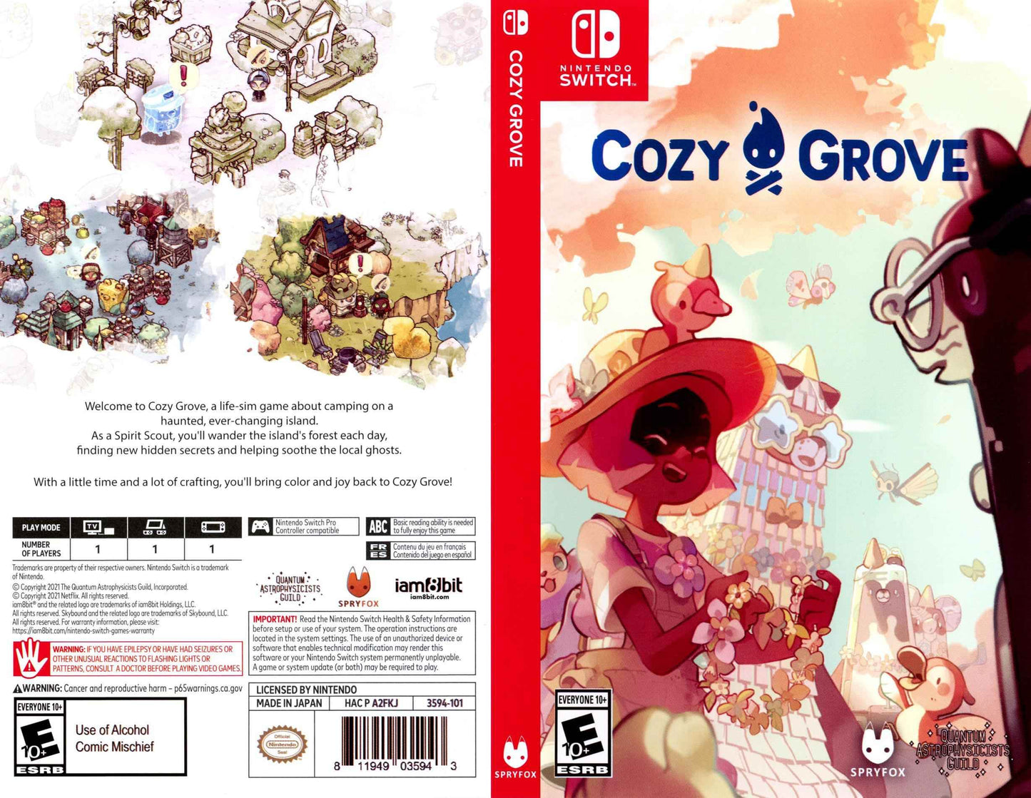Cozy Grove Cover Art - WOI Solutions