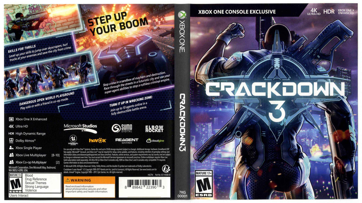 Crackdown 3 Cover Art - WOI Solutions