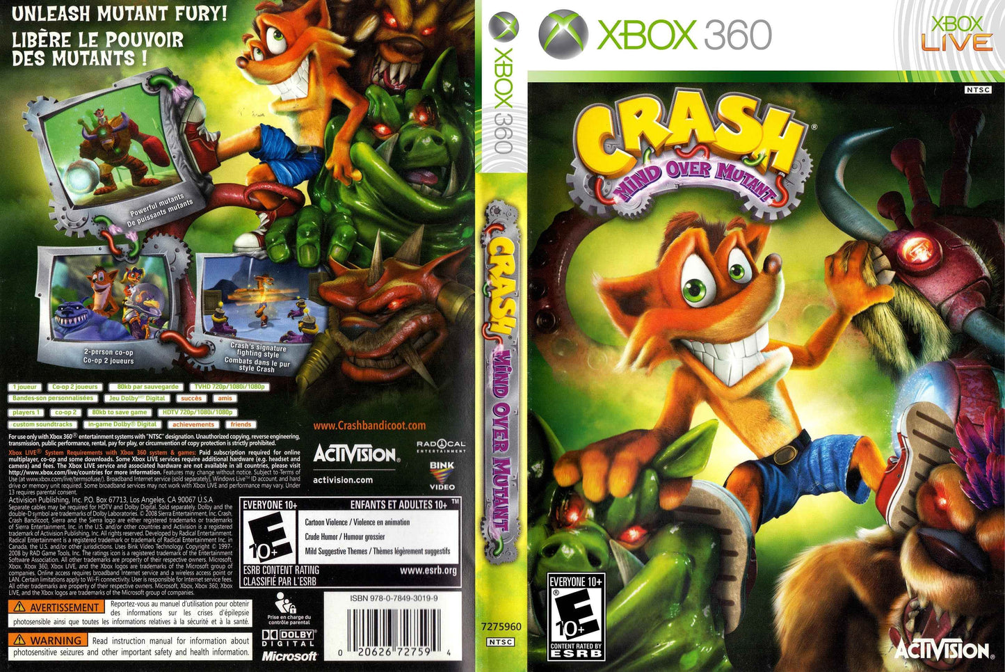 Crash Mind over Mutant Cover Art - WOI Solutions