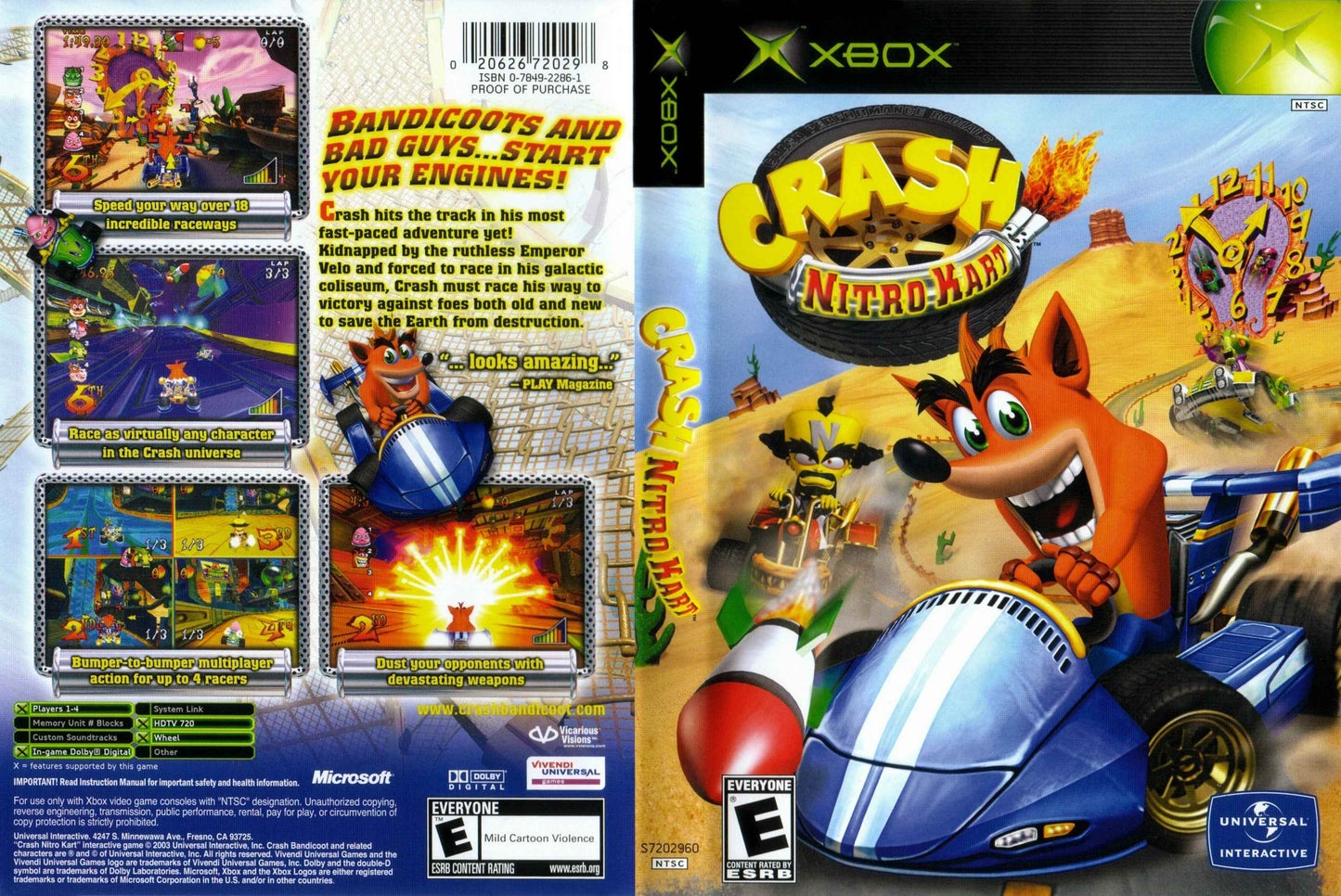Crash Nitro Kart Cover Art - WOI Solutions
