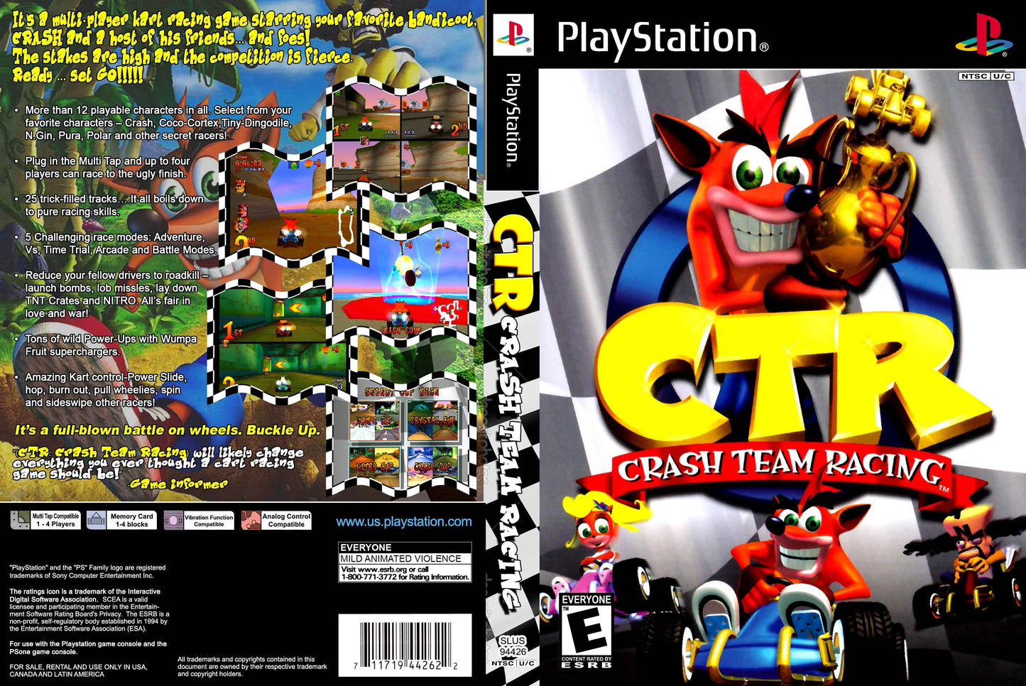 Crash Team Racing Cover Art - WOI Solutions