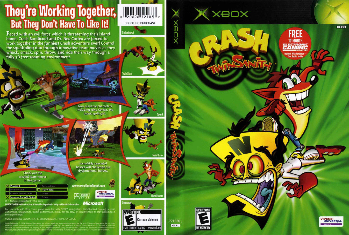 Crash Twinsanity Cover Art - WOI Solutions