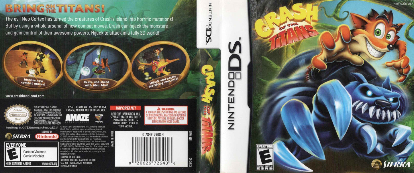 Crash of the Titans Cover Art - WOI Solutions