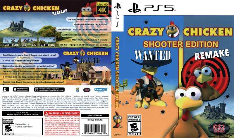 Crazy Chicken Shooter Edition Cover Art - WOI Solutions