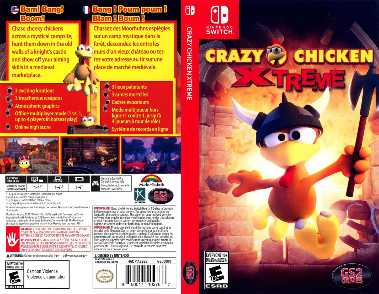 Crazy Chicken Xtreme Cover Art - WOI Solutions