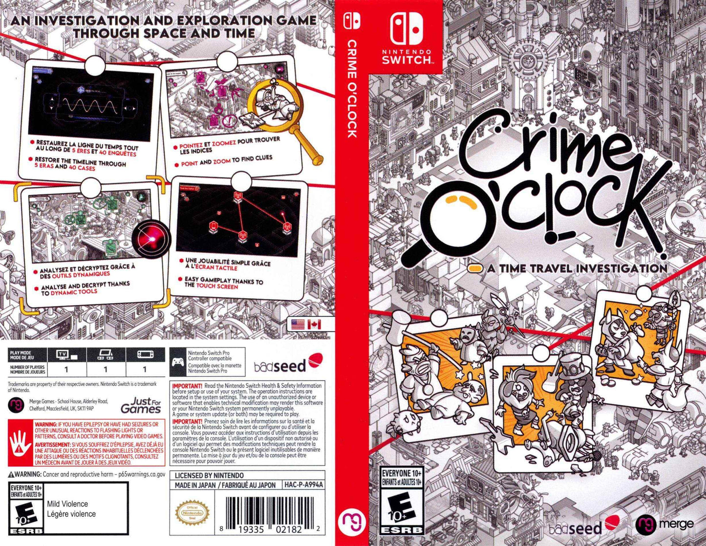 Crime O'Clock Cover Art - WOI Solutions