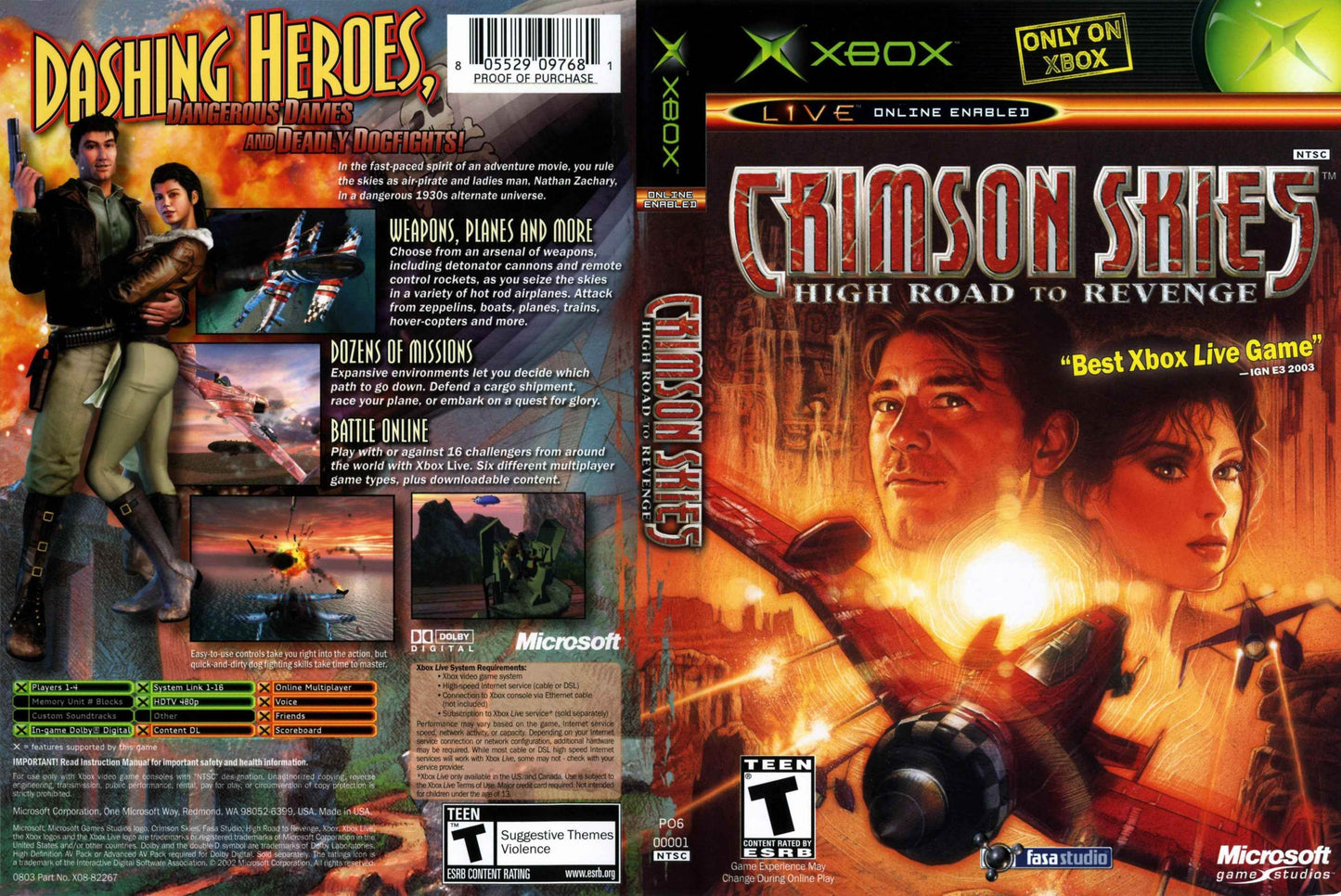Crimson Skies High Road To Revenge Cover Art - WOI Solutions