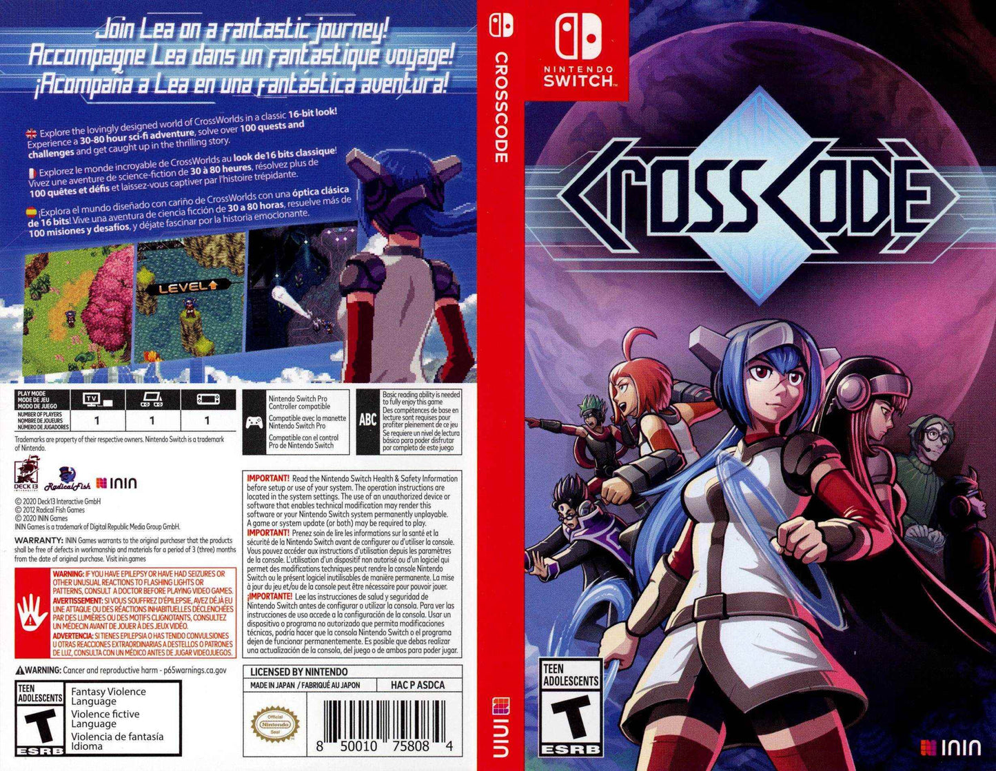 CrossCode Cover Art - WOI Solutions