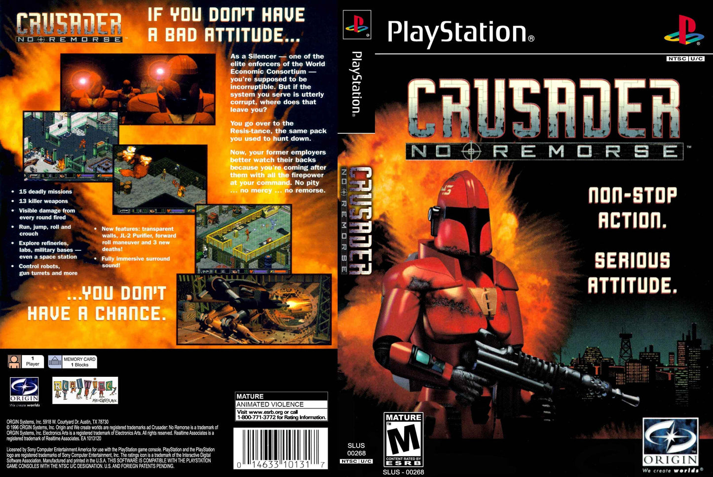 Crusader No Remorse Cover Art - WOI Solutions