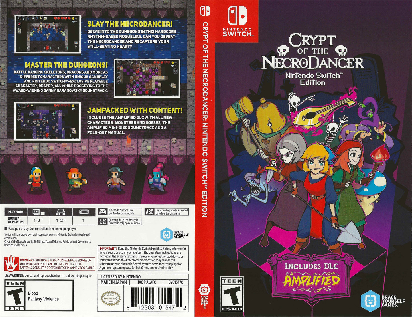 Crypt of the NecroDancer Cover Art - WOI Solutions