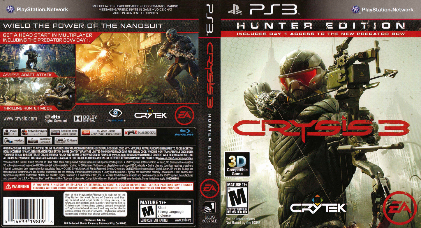 Crysis 3 Cover Art - WOI Solutions