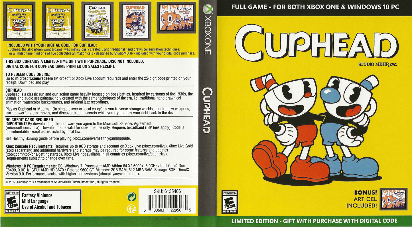 Cuphead Cover Art - WOI Solutions