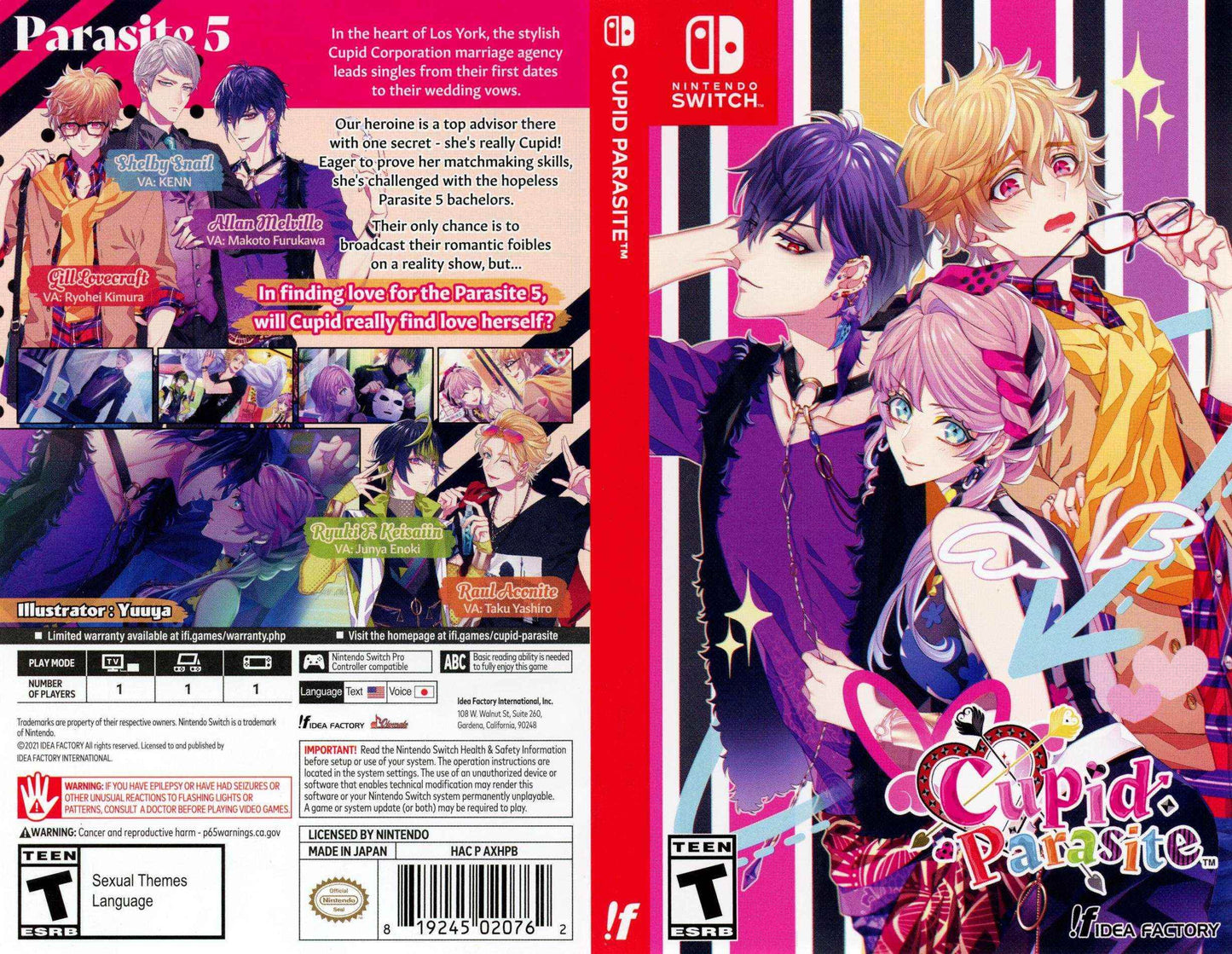 Cupid Parasite Cover Art - WOI Solutions