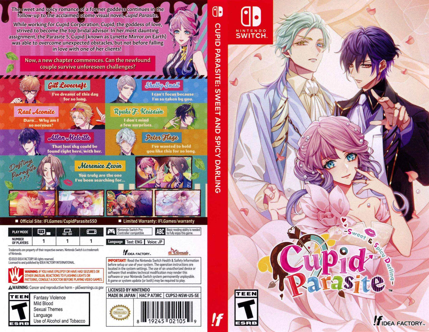 Cupid Parasite Sweet and Spicy Darling Cover Art - WOI Solutions