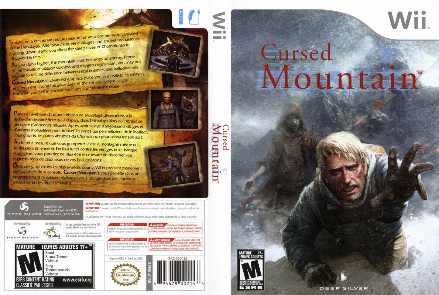 Cursed Mountain Cover Art - WOI Solutions