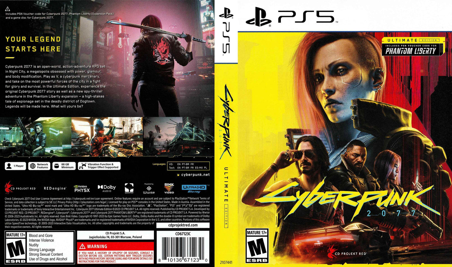 Cyberpunk 2077 - Ultimate Edition Cover Art - WOI Solutions