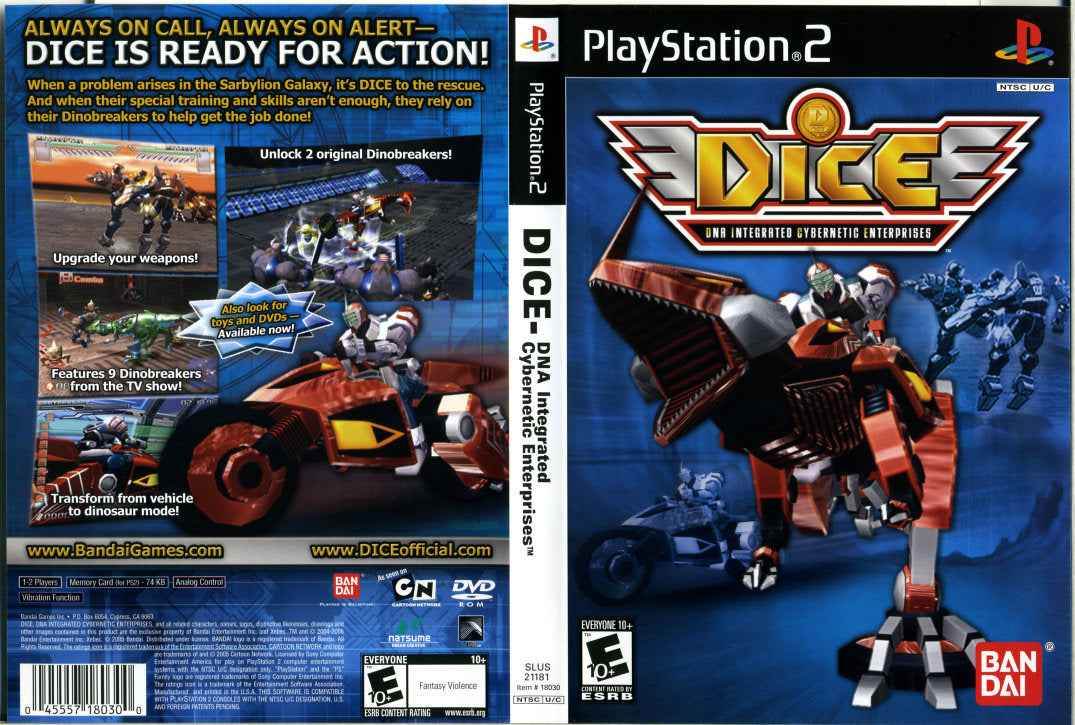 D.I.C.E. - DNA Integrated Cybernetic Enterprises Cover Art - WOI Solutions