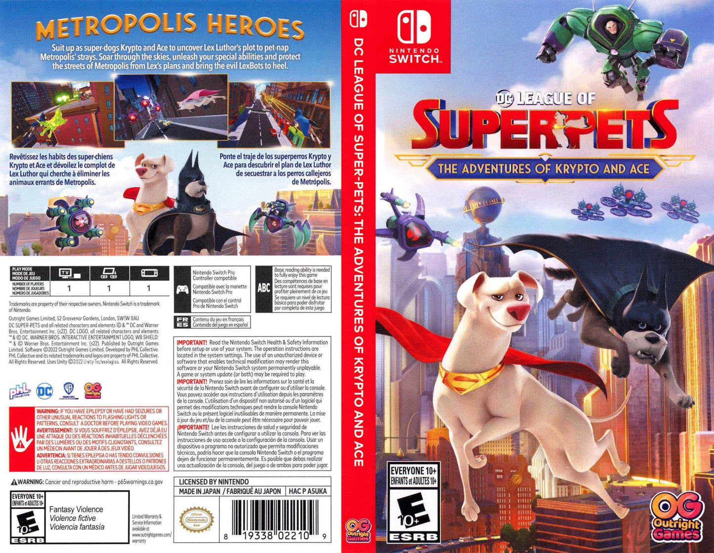 DC League of Super-Pets The Adventures of Krypto and Ace Cover Art - WOI Solutions