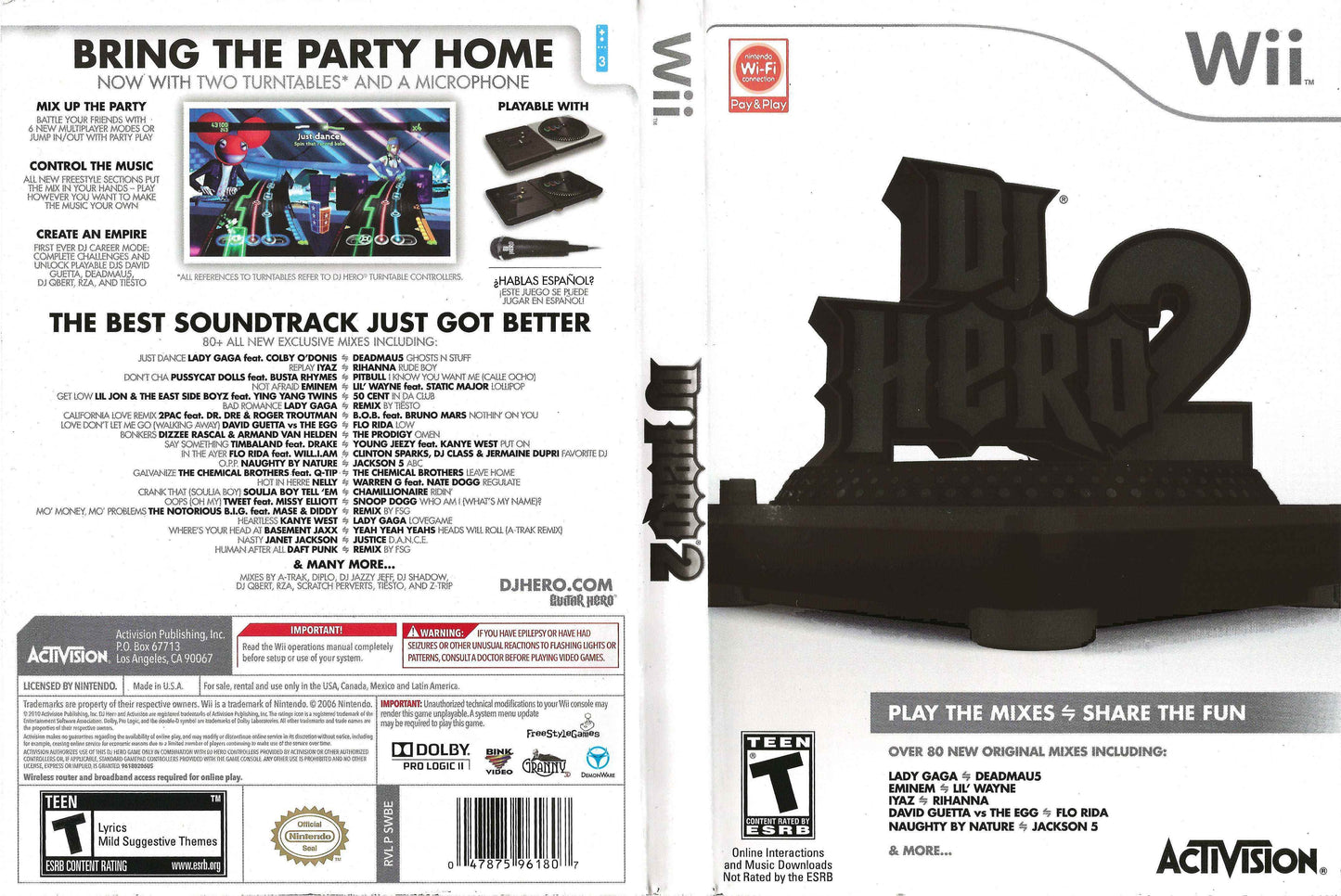 DJ Hero 2 Cover Art - WOI Solutions