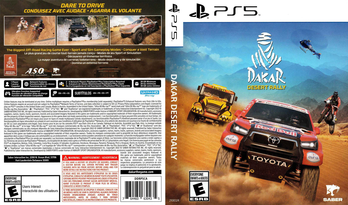 Dakar Desert Rally Cover Art - WOI Solutions