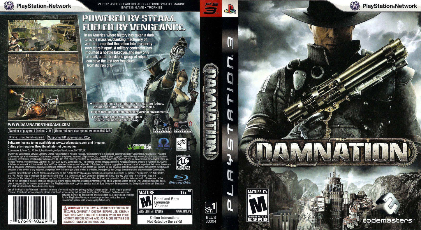 Damnation Cover Art - WOI Solutions