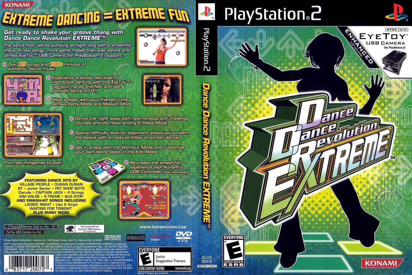 Dance Dance Revolution EXTREME Cover Art - WOI Solutions