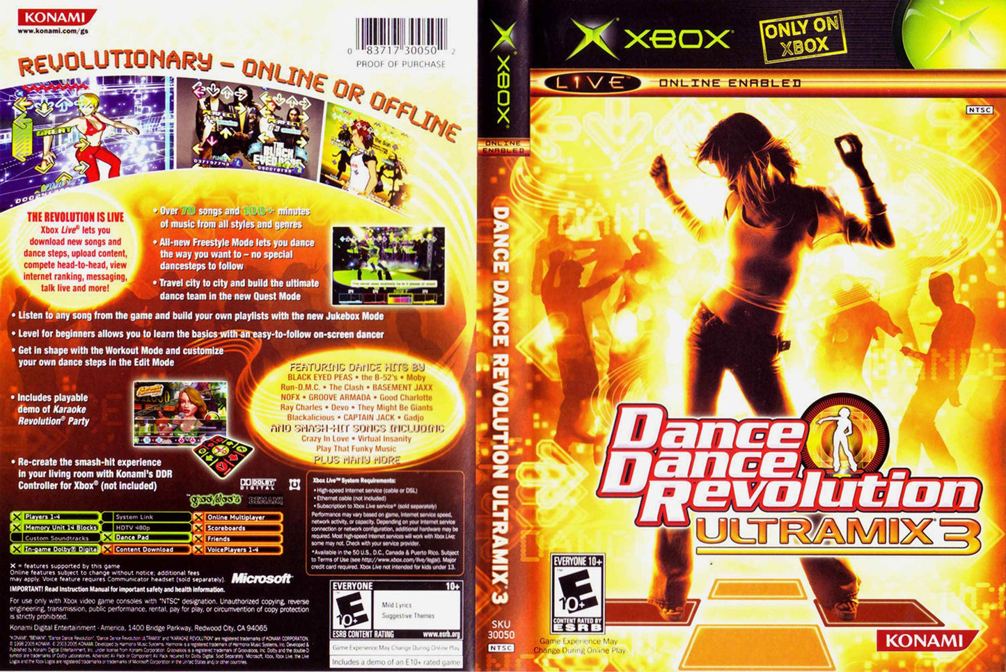 Dance Dance Revolution UltraMix 3 Cover Art - WOI Solutions