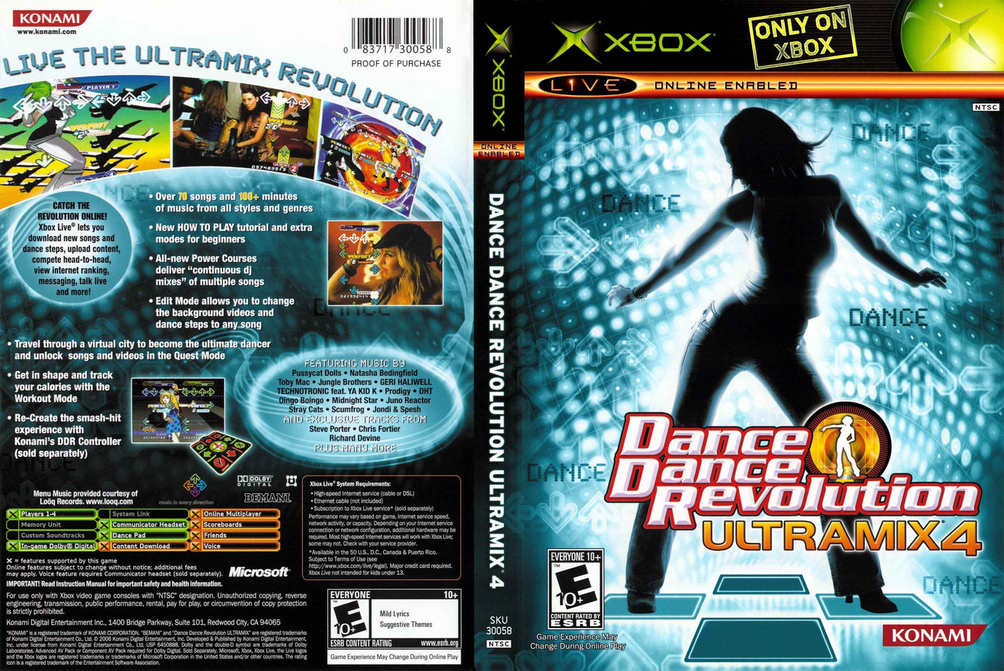 Dance Dance Revolution UltraMix 4 Cover Art - WOI Solutions