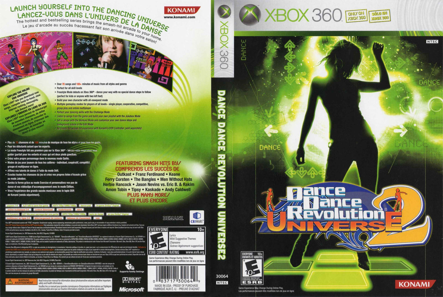 Dance Dance Revolution Universe 2 Cover Art - WOI Solutions