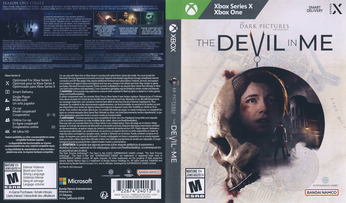 Dark Pictures Anthology The Devil in Me Cover Art - WOI Solutions