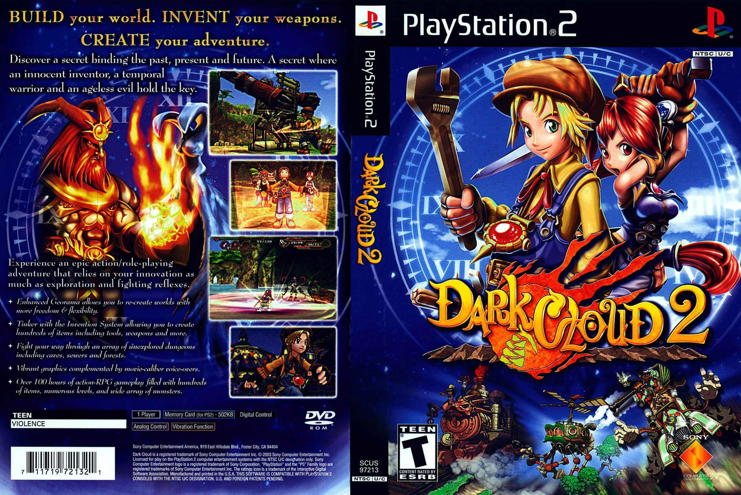 Dark Cloud 2 Cover Art - WOI Solutions