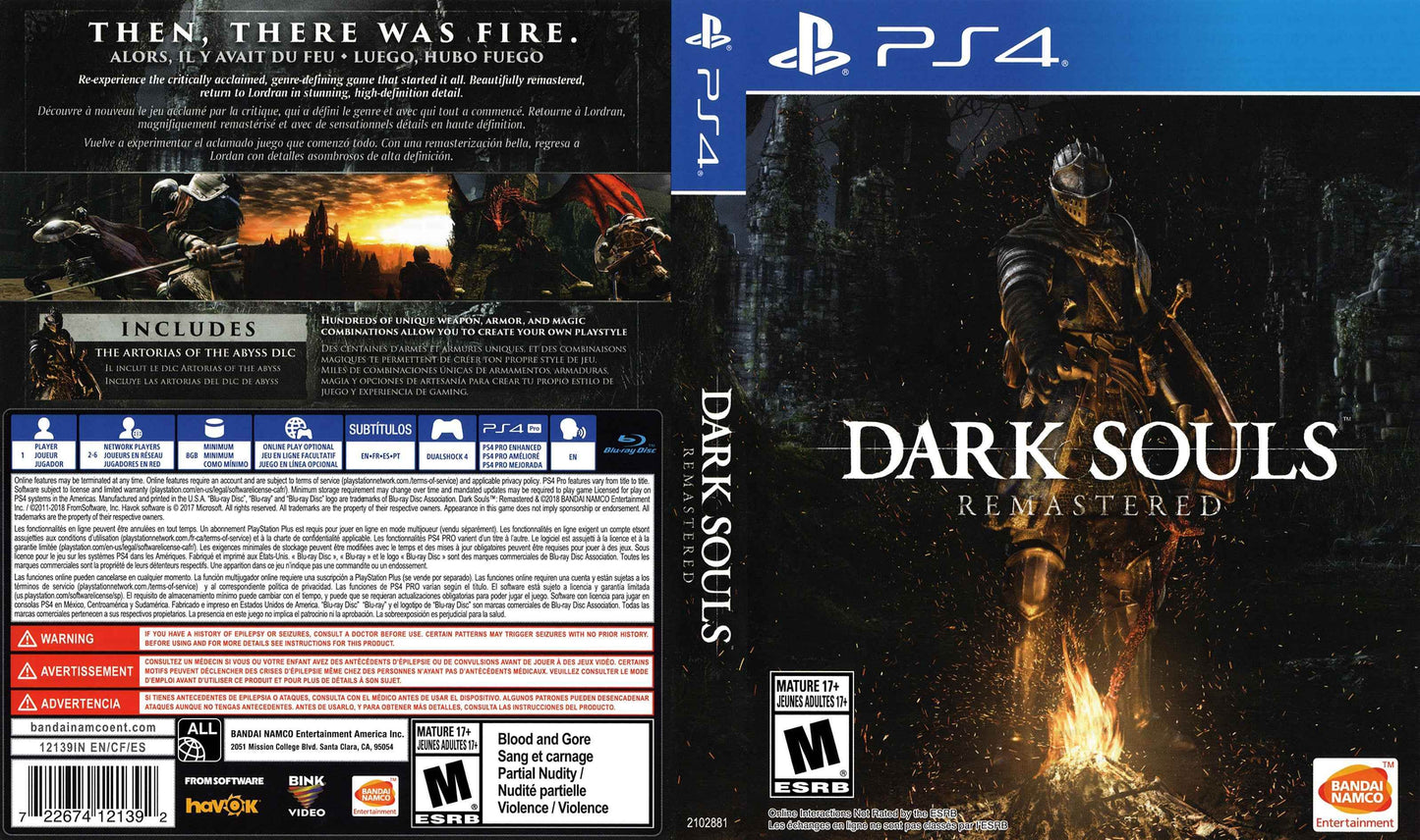 Dark Souls Remastered Cover Art - WOI Solutions