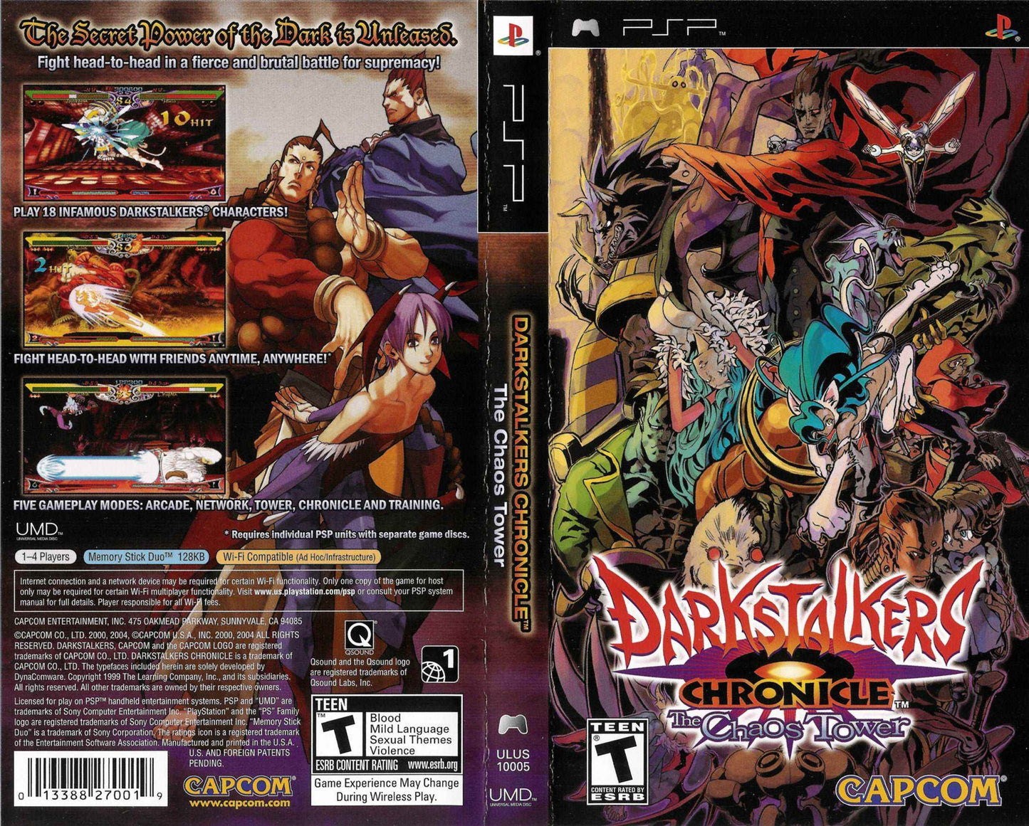 DarkStalkers Chronicle The Chaos Tower Cover Art - WOI Solutions