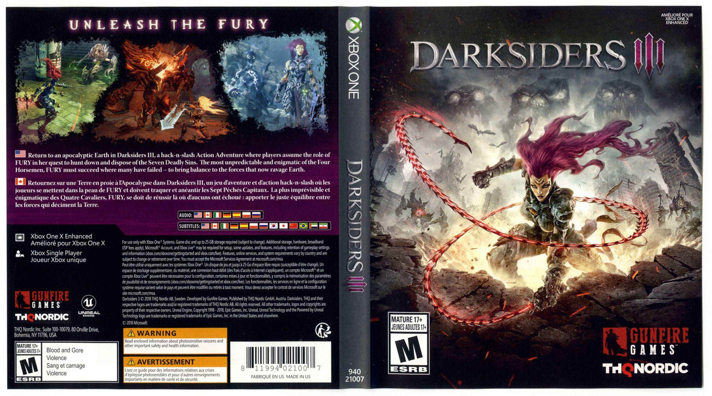 Darksiders 3 Cover Art - WOI Solutions