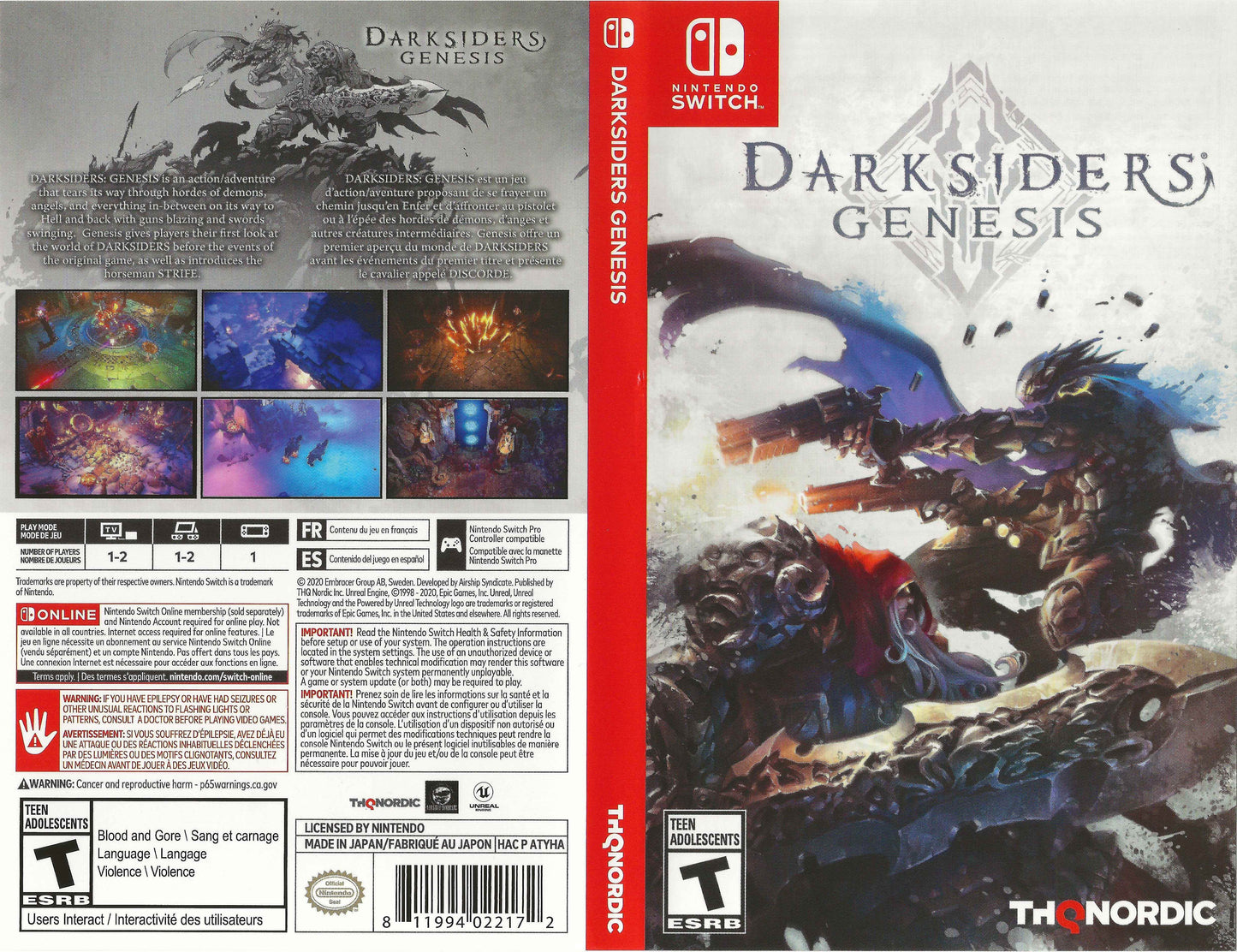 Darksiders Genesis Cover Art - WOI Solutions