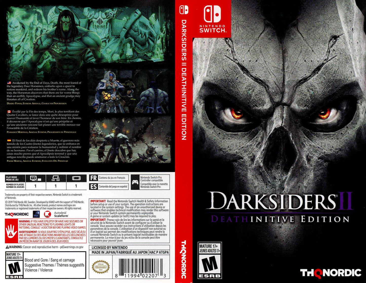 Darksiders II Deathinitive Edition Cover Art - WOI Solutions