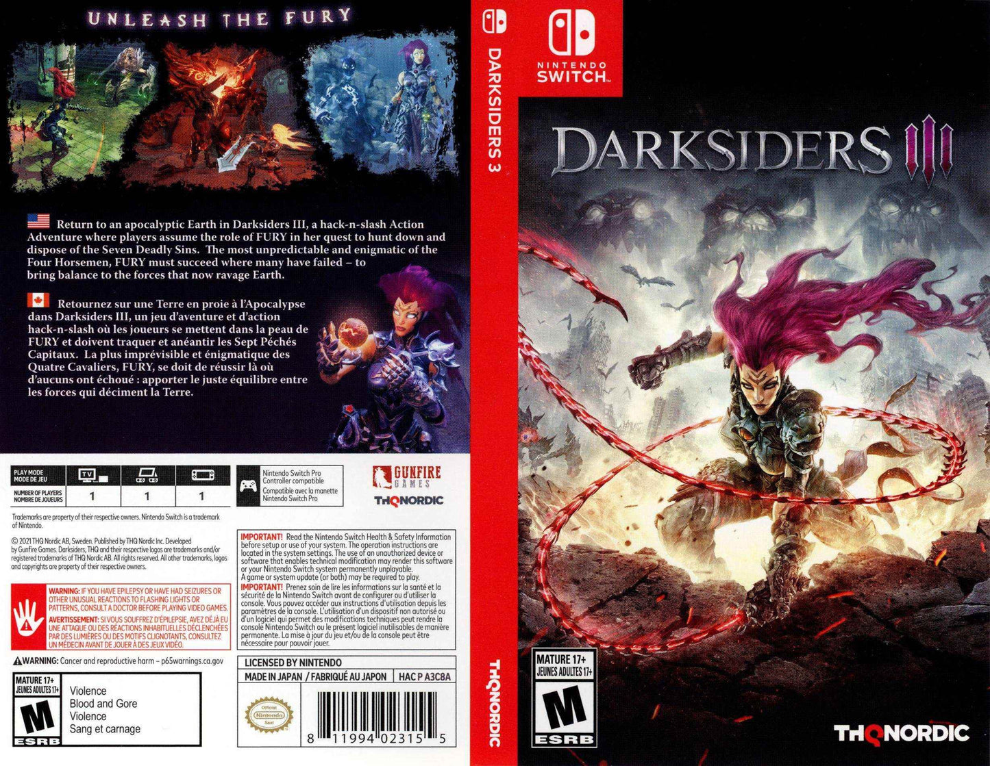 Darksiders III Cover Art - WOI Solutions