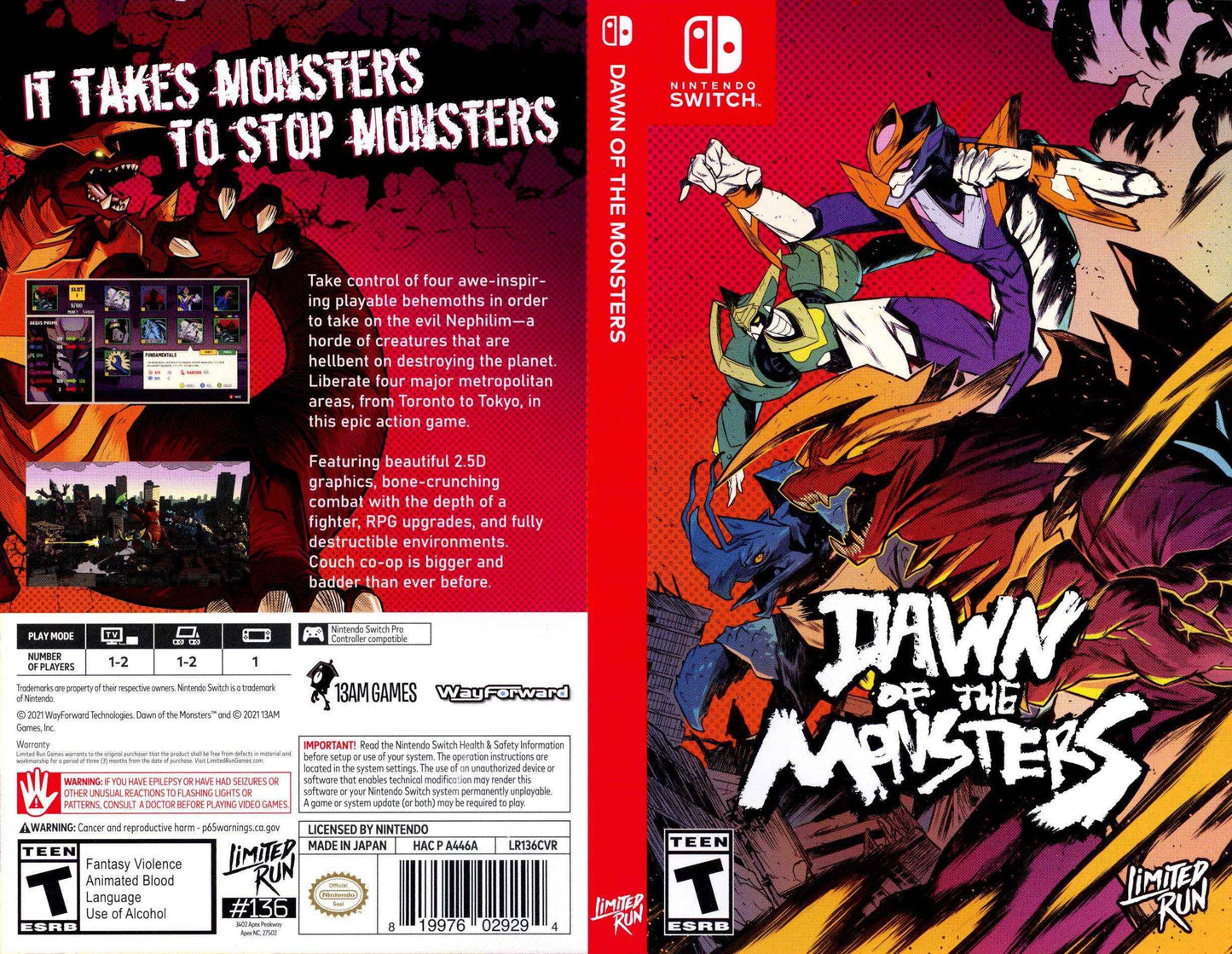 Dawn of the Monsters Cover Art - WOI Solutions