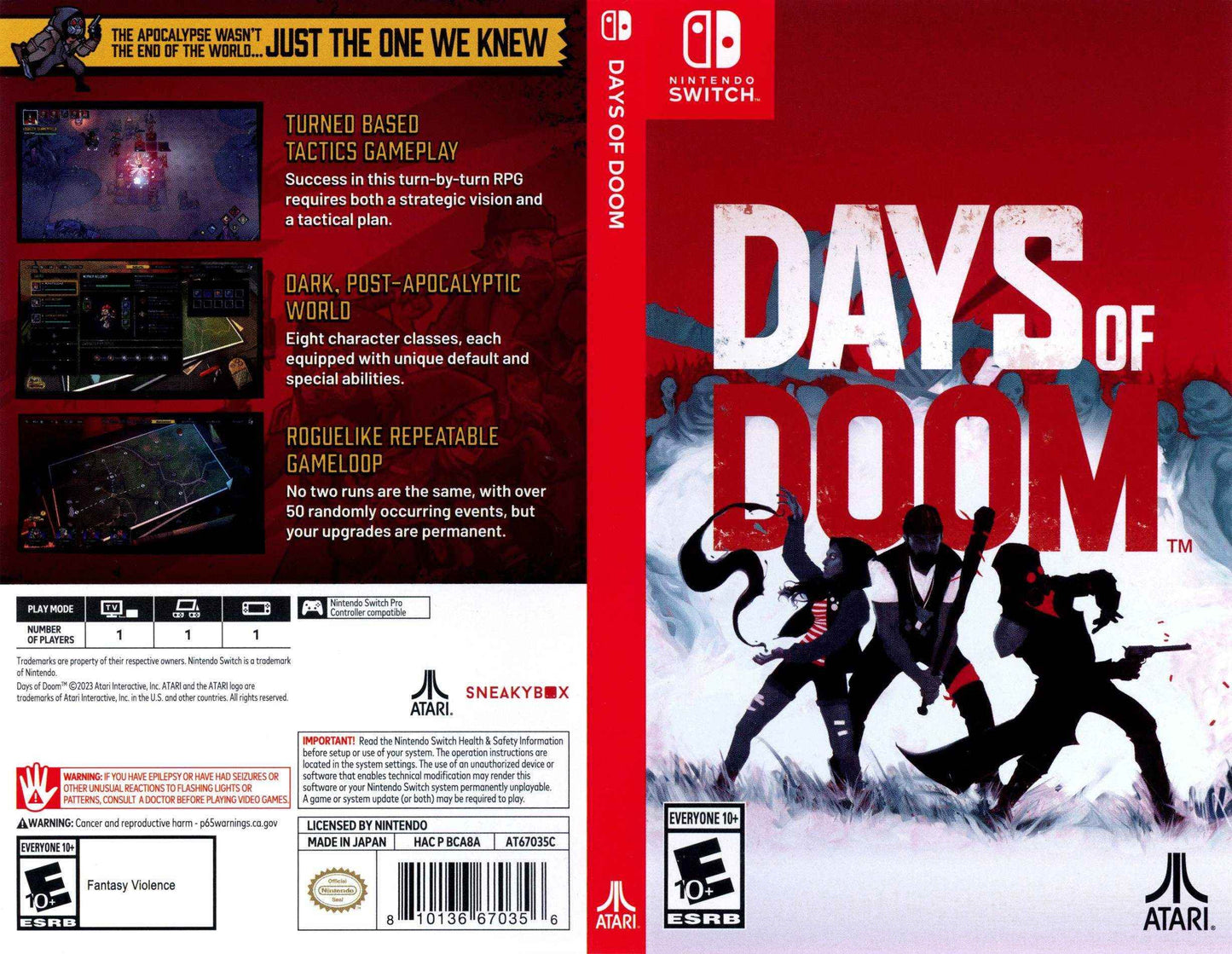 Days of Doom Cover Art - WOI Solutions