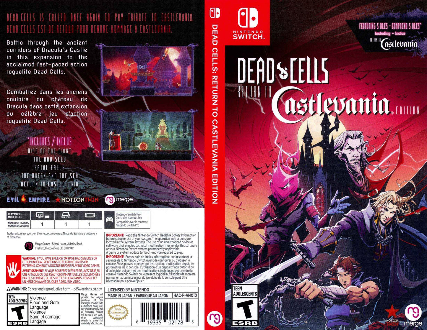 Dead Cells Return to Castlevania Edition Cover Art - WOI Solutions