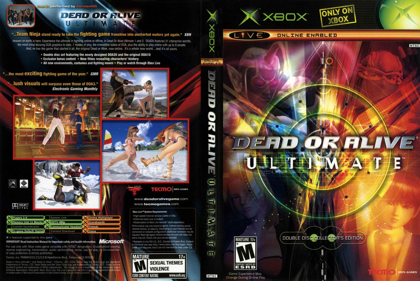 Dead Or Alive Ultimate Cover Art - WOI Solutions