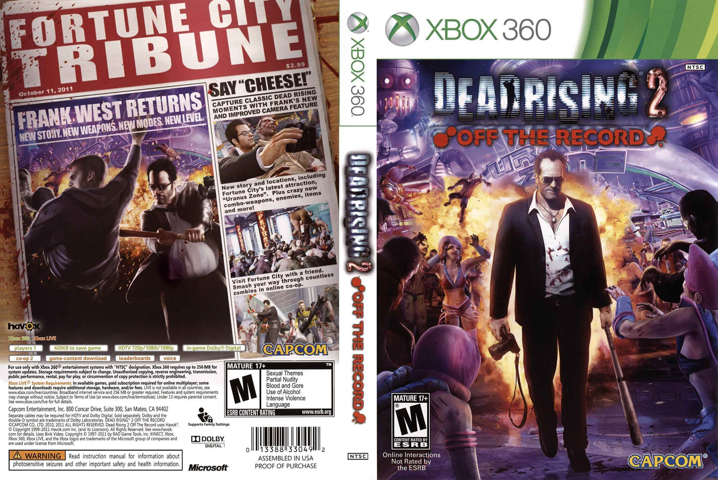 Dead Rising 2 Off the Record Cover Art - WOI Solutions