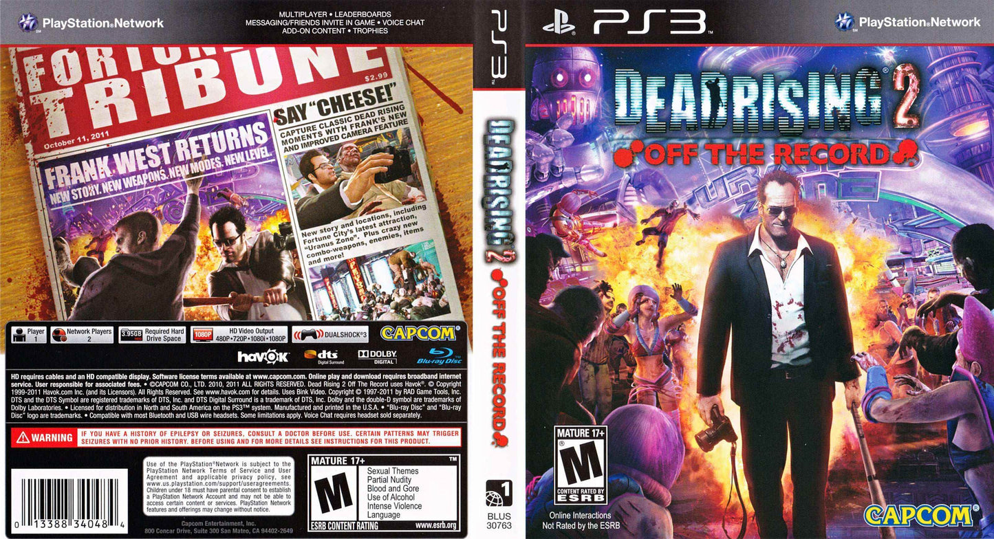 Dead Rising 2 Off the Record Cover Art - WOI Solutions