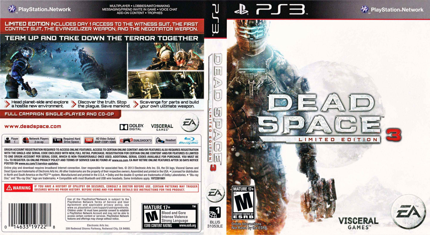 Dead Space 3 Cover Art - WOI Solutions