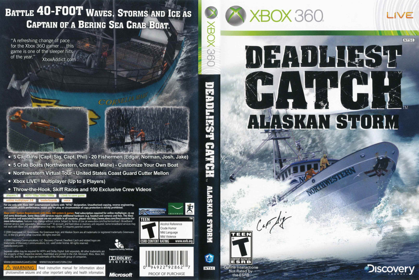 Deadliest Catch Alaskan Storm Cover Art - WOI Solutions