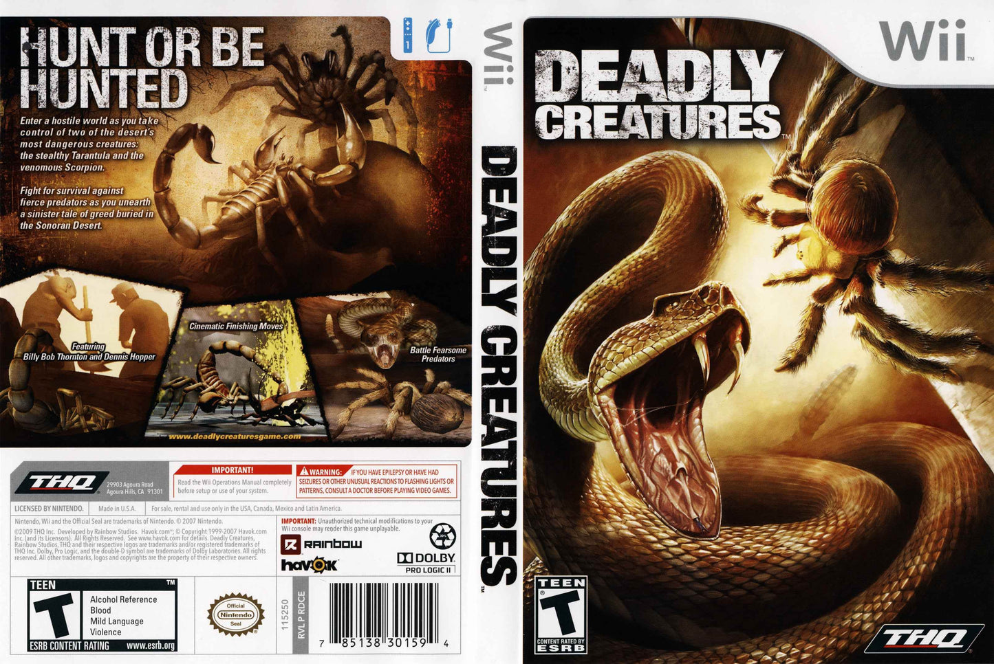 Deadly Creatures Cover Art - WOI Solutions
